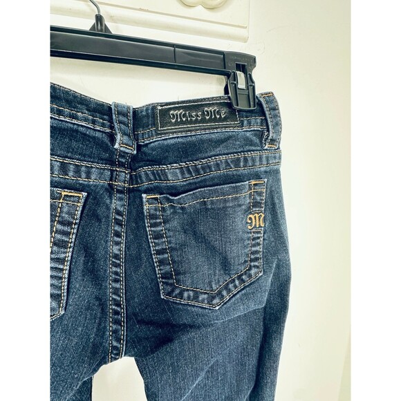 Miss Me Nocturne Mid Rise Skinny Jeans 27 Dark Blue Stretch - Picture 7 of 9